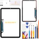 A-MIND Touch Screen Digitizer Replacement for iPad mini 6 8.3" 2021 A2567 A2568 A2569 Glass Touch Panel (LCD Not Included) with LCD Adhesive Strips Tempered Glass Protector Repair Tools