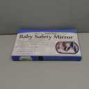 Baby Car Mirror, Safety Car Seat Mirror for Rear Facing Infant, Clear Wide View, 360Rotation, Easily Observe the Baby Move, Secure, Shatterproof, Crash Tested and Certified (Black)