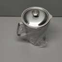 Stainless Steel Pitcher with Lid 2 L 70 oz Measuring Cup with Marking Metal Water Container with Handle Milk Frothing Jug for Iced Tea Hot Cold Water