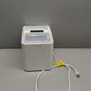 SMUG Ice Makers Countertop with Handle, Portable Ice Machine, 9 Bullet Ice Cubes in 6 Mins, 26lbs in 24Hrs, Auto-Cleaning, with Basket and Scoop, for Home, Kitchen, RV, Camping