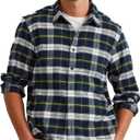 Eddie Bauer Mens Field Flannel Flex Shirt 2.0, S