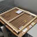 MYPET Extra-Wide Wire Mesh Dog Gate: 29.5-50" Wide. Pressure Mount. No Tools Needed. Puppy Gate 31" Tall, Expandable, Durable Pet Gates for Doorways, Sustainable Hardwood