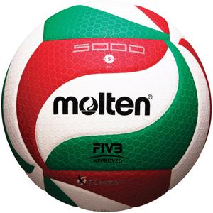 Molten FLISTATEC Volleyball (FIBA Approved- Red/White/Green)