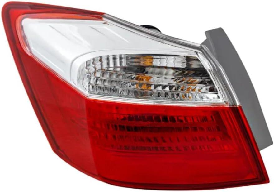 For 2013-2015 Honda Accord Rear Tail Light Driver Side Outer Sedan HO2804101 EX|LX|Sport | 33550-T2A-A01