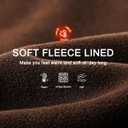 Men's Fleece Sweatpants Zipper Pockets Running Joggers Gym Athletic Sweat Pants for Winter Workout Warm Pant (XX-Large, Blue Gray)