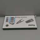 Tinfol Velvet Hanger Clips, 24 Pack Beige Pants Velvet Clips, Premium Large Opening Clothes Pin, Strong Finger Flocked Clip Perfect for Use with Slim-line Clothes Hangers