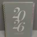 Forvencer 2026 Planner Weekly and Monthly, Jan - Dec 2026, 8.5 x 11, Large Agenda Planner for Women, Aesthetic Calendar Planner with Spiral Bound, Month Tab, Flexible Cover for School Office, Green