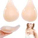 Sticky Bra Silicone Adhesive Bra for Women Invisible Bras for Backless Strapless Dress Nippless Covers Push Up Bra