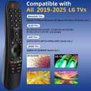 Replacement for LG TV Remote, for All 2019-2025 LG Remote Control for Smart TVs with Voice and Pointer Function, for LG Magic Remote