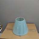 Aspen Creative 58927A Empire Uno Lamp Shade in Aquamarine, 5" Top x 10" Bottom x 8" Slant Height, Slip UNO 33mm