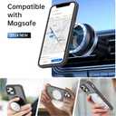 Goodon Magnetic for iPhone 11 Pro Case with Screen Protector, Built-in Camera Kickstand,[Compatible with Magsafe] [Wireless Charging] Matte Protective Phone Cover 5.8" for Men, Women, Girls - Grey