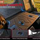 Floor Mats & Cargo Liner Set for Toyota RAV4 2019-2025, Full Coverage Interior Protection with Trunk Mat, Backrest Protector & Door Sill Guards, All Weather TPE Waterproof Anti-Slip Custom Fit