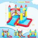 Bounce House for Kids 3-6, Toddler Indoor Outdoor Inflatable Bouncy Castle, 9FT x 8.5FT x 7FT