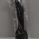 5Pcs Silicone Spatula,Food Grade Rubber Spatula for Baking, Cooking, and Mixing High Heat Resistant Non Stick Dishwasher Safe(Black)