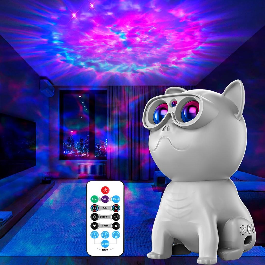 Galaxy Projector for Bedroom, Night Light for Kids, Nebula Ceiling Galaxy Light Projector with Timer and Remote, Gifts for Birthday, Christmas (Oval)