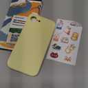 LOVE 3000 Designed for iPhone 16e/17e Case, Premium Silicone with [Soft Anti-Scratch Microfiber Lining] Shockproof Protective Phone Case for Men Women Girls 6.1", Creamy Yellow