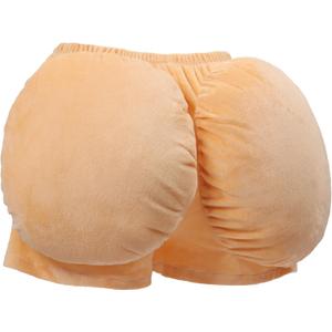 KUOIN Fake Booty Butt Cheeks, Granny Old Lady Costume for Women Halloween Christmas Cosplay Accessories (Large)
