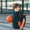 Fuyoooo 12 Pcs Luggage Tags Travel Suitcase Labels ID Label for Gear Bag, Plastic Backpack Tag Gifts for Players, 4" x 2.75"