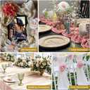 Niallant 6 Pack Mustard Yellow Cheesecloth Table Runner - 120 Inches, Rustic Gauze Table Runner for Dining, Home Decor, Wedding, Baby Shower, Bridal Decoration