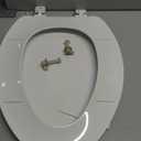 Bemis 7300SLEC Slow Close Toilet Seat, Easy Clean Hinges and Durable Plastic Seat, Made in USA, Elongated, White, 18.62"L x 14.31"W