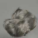 Lydell Men Wig Natural Short Straight Hair Synthetic Full Wigs (51 Silver Grey)