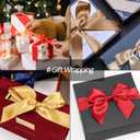 1" Wide x 100 Yards Single Face Polyester Satin Ribbon, Satin Ribbon for Crafts, Gift, Hair Bows, Wedding Party Decoration, Bow Making & Other Projects (Red)