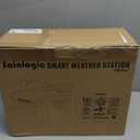 Sainlogic Smart WiFi Weather Stations Wireless Indoor Outdoor SA8 Plus,24/7 AI Weather Forecast by Weatherseed®, Home Weather Station with APP/Email Alert, Rain Gauge, 2-Year Data Storage（Only 2.4G）