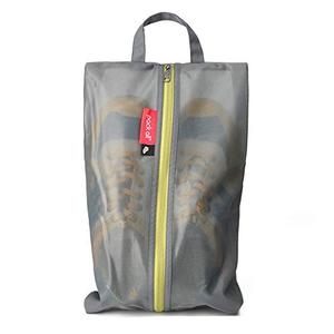pack all Shoe Bag for Travel, Water-Resistant Shoe Pouch for Gym, Odor-Resistant Soccer Cleats Bag for Sport (Grey, 1-Pack)