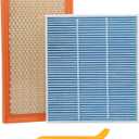 Engine&Cabin Air Filter Combo Fits Toyota RAV4 Hybrid 19-25,Camry Hybrid 18-25,Corolla 19-25 Only Gas,Highlander Hybrid 20-25,Sienna 21-25,Venza 2021-2025 NX350 22-25