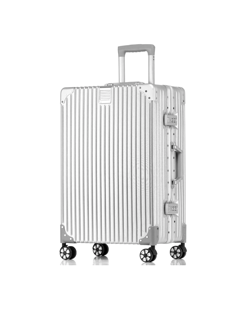 HotWay Carry On Luggage with Aluminum Frame, 20 Inch PC Hard Shell Suitcase with Spinner Wheels and TSA Locks, Lightweight Luggage for Business Travel (22x14x9 Airline Approved)