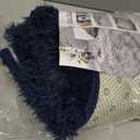 TABAYON Shaggy Navy Blue Rug, 2x3 Area Rugs for Living Room, Anti-Skid Extra Comfy Fluffy Floor Carpet for Indoor Home Decorative