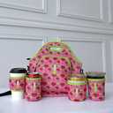 Sok It LunchTote Zippered Bag Insulated Neoprene Caddy (Lime After Lime, X-Large 6.5 Quart Lunch Tote)