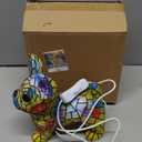 Cute Puppy Lamp, Dog Series Art Night Light, Stained Resin French Bulldog, Corgi, and Dachshund Lamp, Cute Pet Dogs LED Table Lamp with Warm Ambient Glow, Fun Gift for Dog Lovers (French Bulldog)