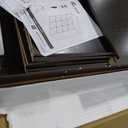 Furinno Cubicle Book Shelf, 12-Cube Thick Frame Bookshelf, Reversible Bookcase with Open Back, 14.6 x 43.8 x 58, for Living Room, Bedroom, Home Office, Black Dark Oak