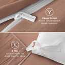 Bedsure Mocha Mousse Duvet Cover King Size - 3 Pieces Prewashed Cotton-Like Polyester Extra Soft Bedding Set, Includes 1 Duvet Cover 104x90 Inches with Zipper Closure & 2 Pillow Shams, No Comforter