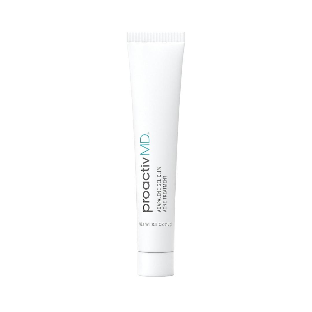 ProactivMD Adapalene Gel Acne Treatment - Prescription Strength Retinoid For Face and Body Acne, Paraben Free, .1% Solution, 0.5 oz