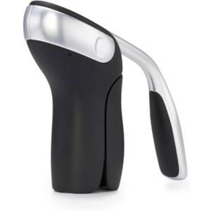 OXO Steel Vertical Lever Corkscrew with Removable Foil Cutter