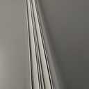 U Channel Blackout PVC Light Blocking Strips 58" for Roller Blinds Light Gap Blockers Window Shades Side Rail Tracks Bedroom Sleep, Side Tracks for Cordless Blackout Shades (White, 2Pcs), 58"x1.78"x1.58"