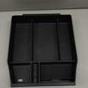 Center Console Organizer Compatible with 2021 2022 2023 2024 Ford F150 Interior Accessories, Armrest Box Insert Storage Tray (Full Console w/Bucket Seats ONLY) Black Trim