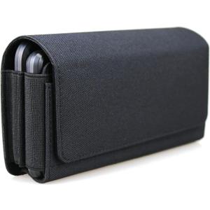 Dual Phone Holster Pouch Case for 2 Phones, Double Decker Belt Clip Case for iPhone (17 16 15 14 13 12 11) Pro Max/Plus, Samsung Galaxy (S25 S24 S23 S22 S21 S20) Ultra/Plus/Fe (Large)