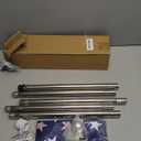 American Flag with Pole, 6FT Flag Pole Holder for Outside House with 3x5 American Flags, Flag Holder with 360 Anti-Tangle Ring, Flag Pole for Outside House