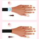 Practice Hand for Acrylic Nails, Flexible Nail Practice Hands Magnetic Fake Hands for Nails Practice, Movable Nail Mannequin Hand with 200PCS Nail Tips for Beginners