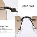 YIMI 2 Packs Bifocal Reading Glasses for Men Women UV400 Protection Sun Readers Aviator Blue Light Blocking Tinted Glasses (Black+brown)