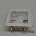 SUNGATOR Mip Washer Valve Box, 1/2 Inch Mip (Sweat) Inlet x 3/4 Inch MHT Outlet, Sweat Washing Machine Box with Brass Valves Installed