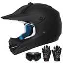 ROOZO Youth Kids Dirt Bike Helmet DOT Approved, Full Face Motocross Set, Small