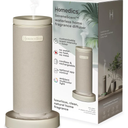 Homedics SereneScent Mini Fabric Rechargeable Waterless Diffuser, Cordless Aromatherapy Device, Use with SereneScent Oil 15ml (Sold Separately), Adjustable Mist Intensity & Ambient Light, Beige