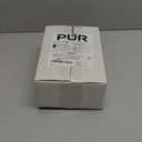 PUR Plus Vertical Faucet Mount Water Filtration System, Lead-Reducing Filter, Great-Tasting, Easy Install, Lasts 100 Gallons, Faucet Water Filter, Compatible with Sinks with External Aerators, Chrome