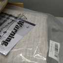 Valenrug Washable Round Area Rugs 8x8 - Stain Resistant 8ft Round Rugs for Living Room, Non Slip Backing Printed Rugs for Bedroom, Folable Machine Washable Area Rug (8ft, Beige)