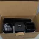 ZCCZ Matte Black Bathroom Accessory Sets, 4 Pieces Bathroom Accessories Complete Set Vanity Countertop Accessory Set, Includes Lotion Dispenser Soap Pump, Tumbler, Toothbrush Holder and Tray