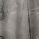 CHANCETSUI Pantry Storage Containers for Snacks: 2 Pack Coffee White Plastic Organizer Bins, 7x10 Inch Stackable Kitchen Cabinet Organizers